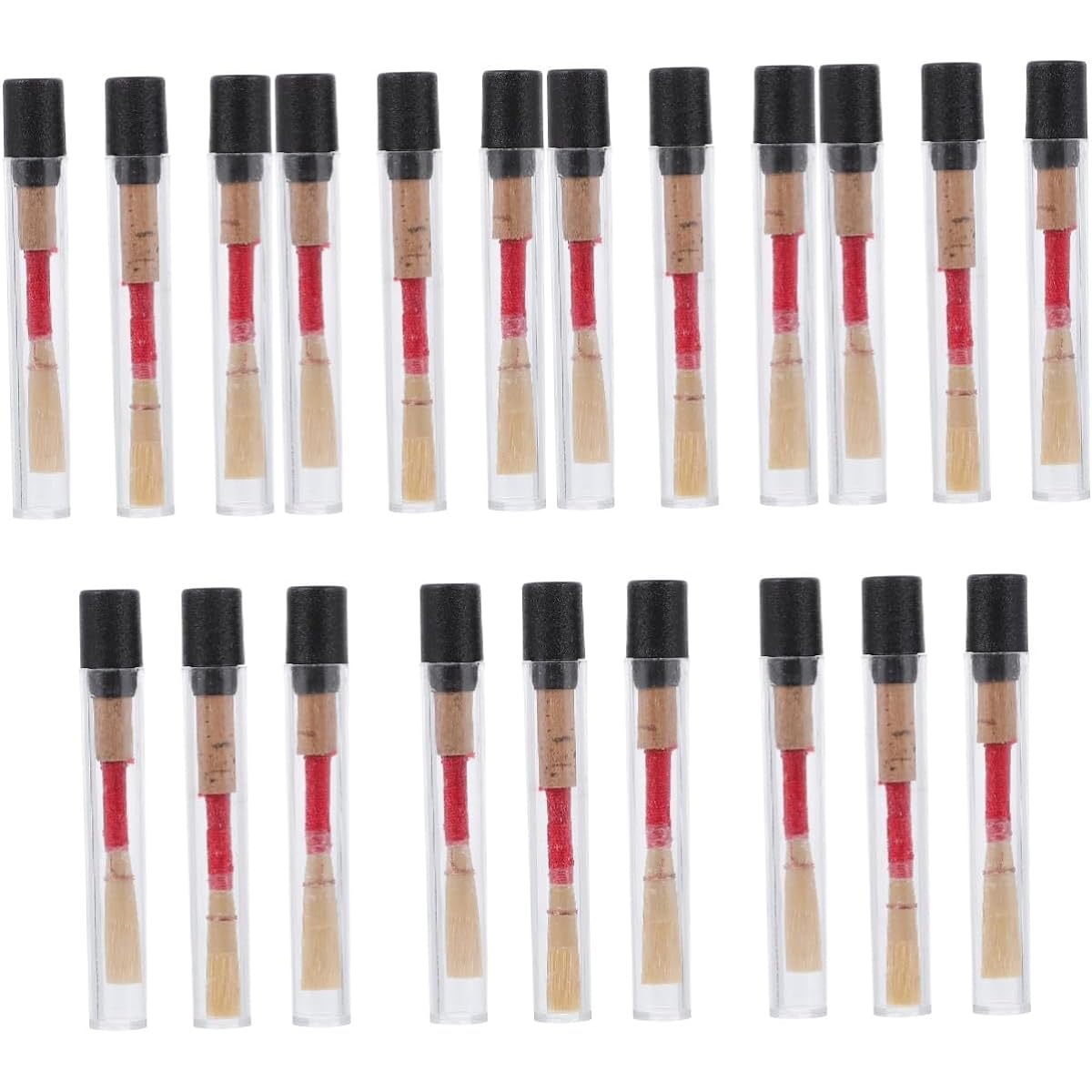 VICASKY 21pcs Oboe Reeds Pro Barry Gift Reeds Lead Gift Sushy B Flat Clarinet Reeds Wood Oboe Oboe Cork Guard Reed