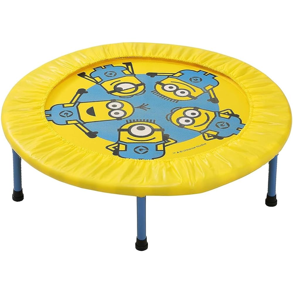 [Gift included] Trampoline Pop Fit Minions Children's Indoor Foldable Load Capacity 70kg