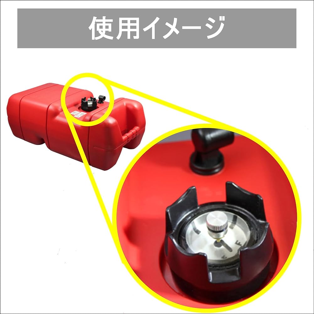 BMO JAPAN Poly Fuel Tank Spare Parts Cap with Gauge for 3 Gallon/6 Gallon Fuel Tank
