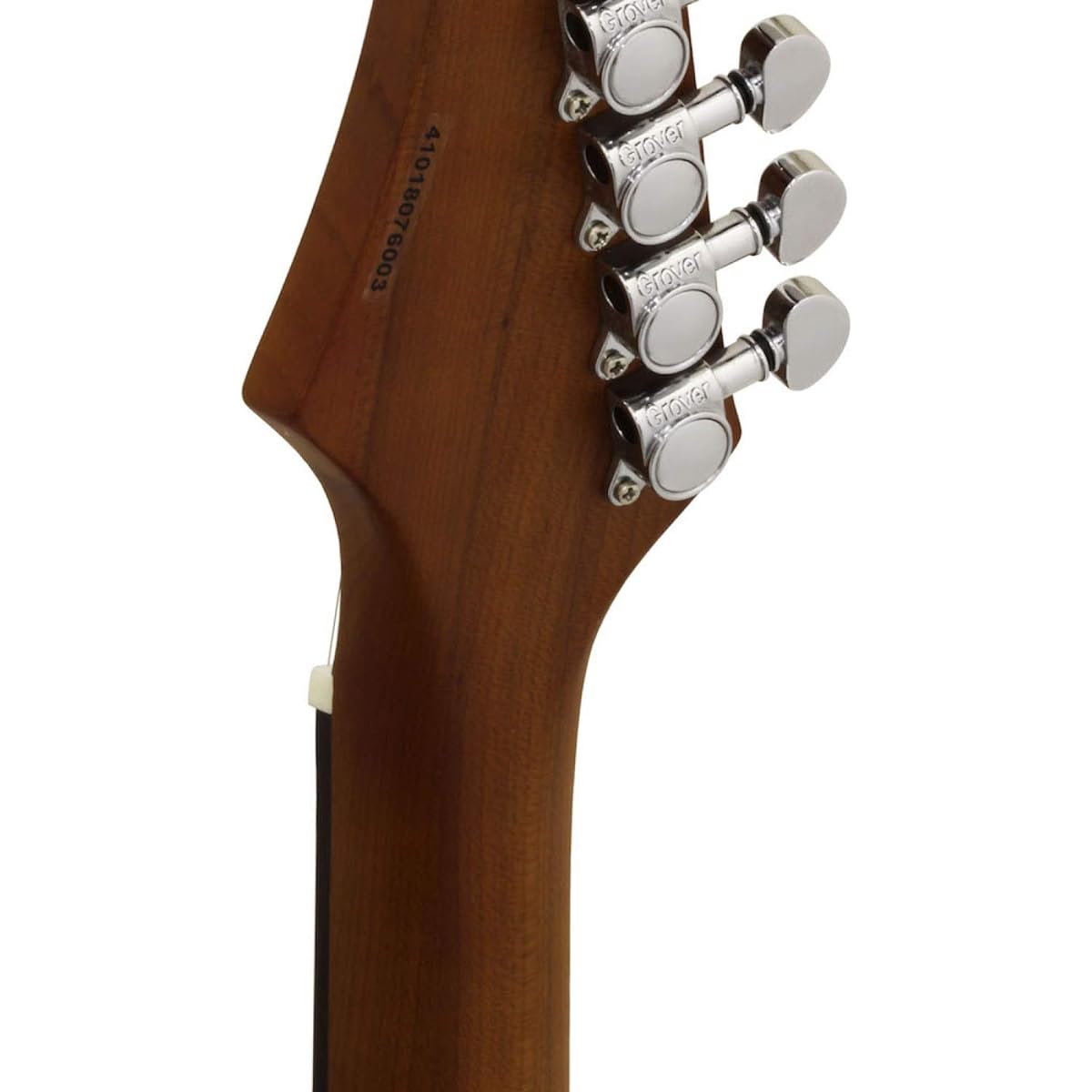 [Case included] AriaProII MAC-DLX STBR Stained Brown Electric guitar made from thermo-treated wood