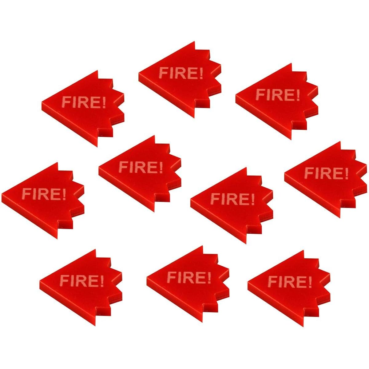 LITKO Fire! Token Red (10)