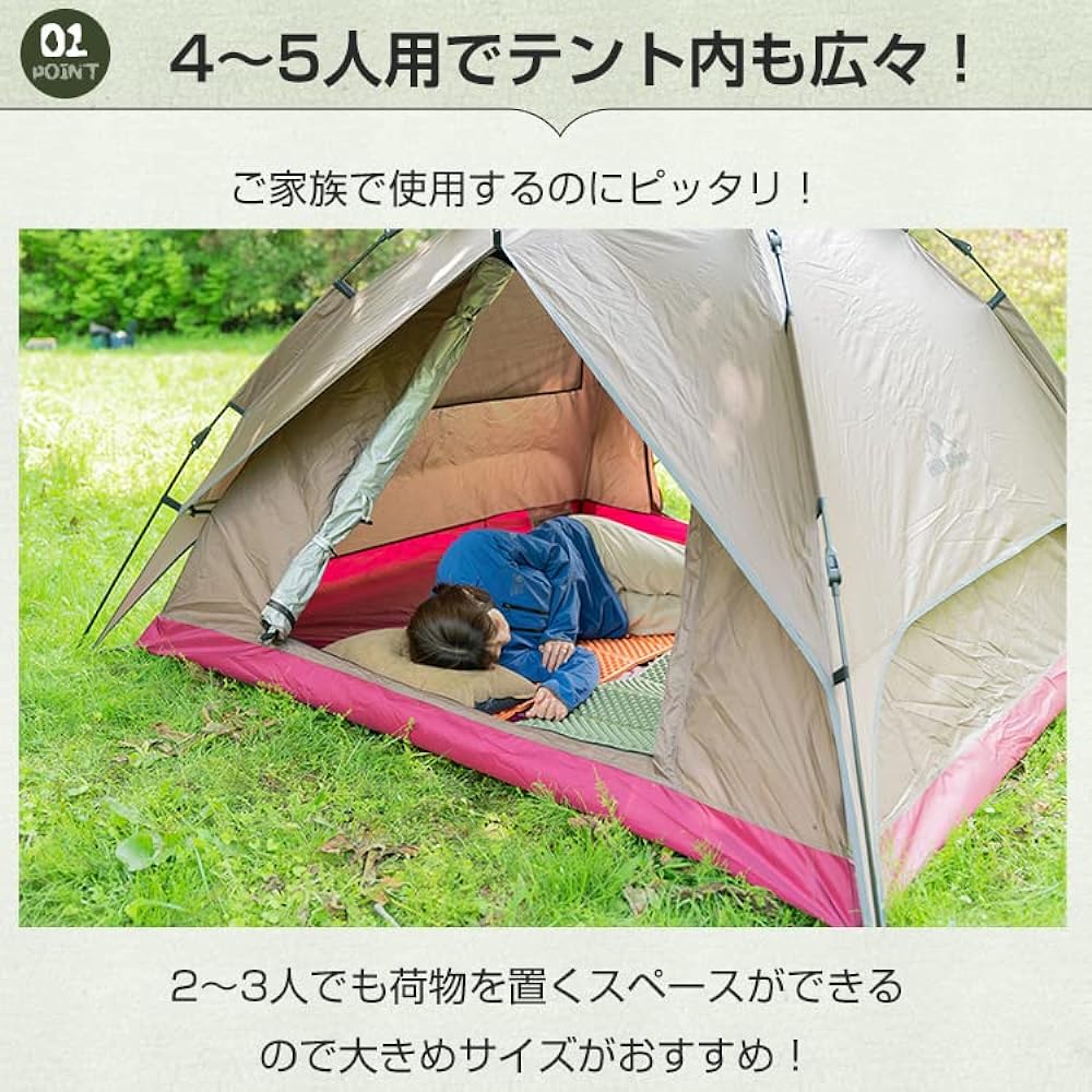Alice in the Land of Miscellaneous Goods 2-way Tent Beach Tent Hanging Type Fully Closed with Ground Sheet Includes Pegs Rope Included Mesh Sheet [For 4 to 5 People] [Parallel Import]