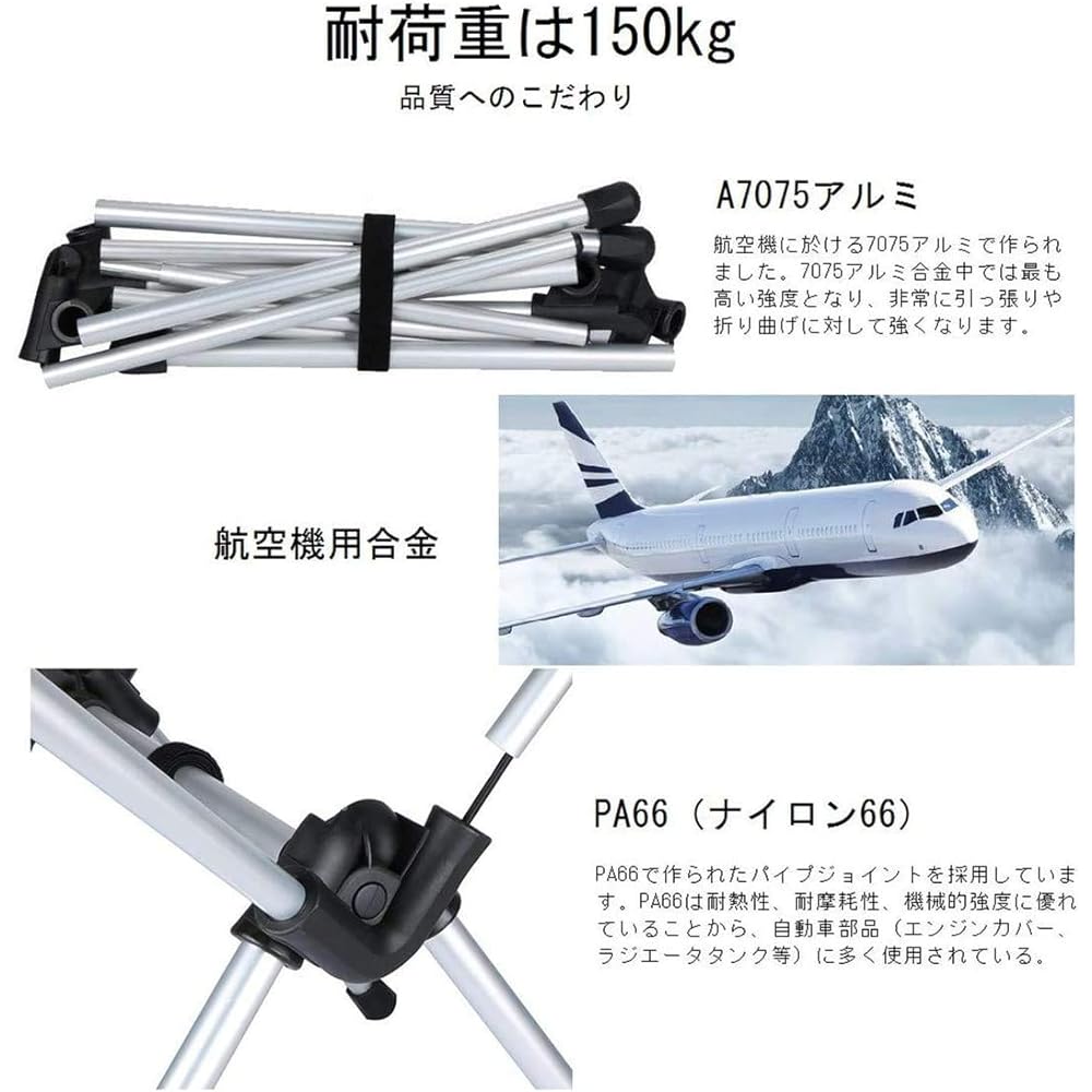 Camping Chair Outdoor Chair Load Capacity 150kg High Back Chair Red Lightweight Folding Chair Folding Chair Compact Camping Equipment Fishing Cherry Blossom Viewing BBQ Load Capacity