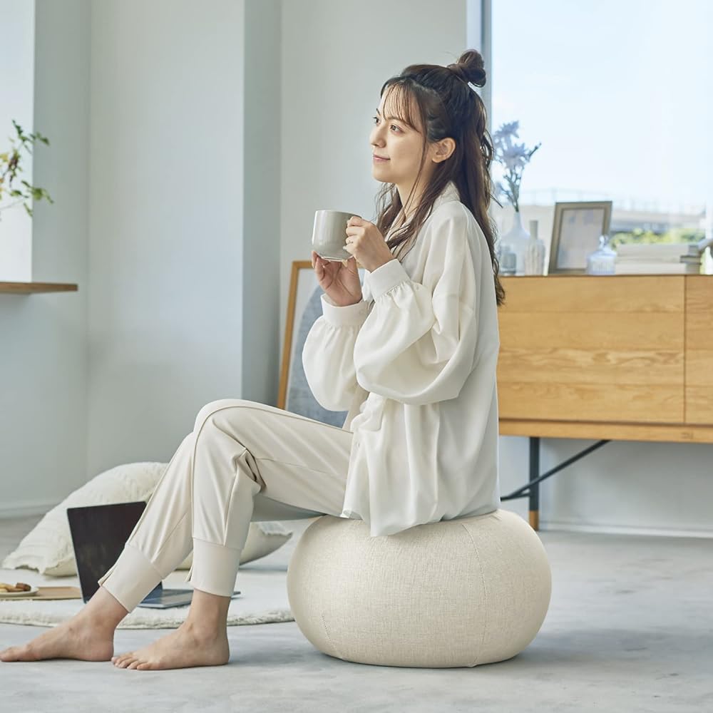 [Toffy] Balance Cushion BC01 Just Sitting Exercise Posture Core Interior/Stool/Ottoman Fitness/Stretching/Abs/Exercise Stylish Cute BC01