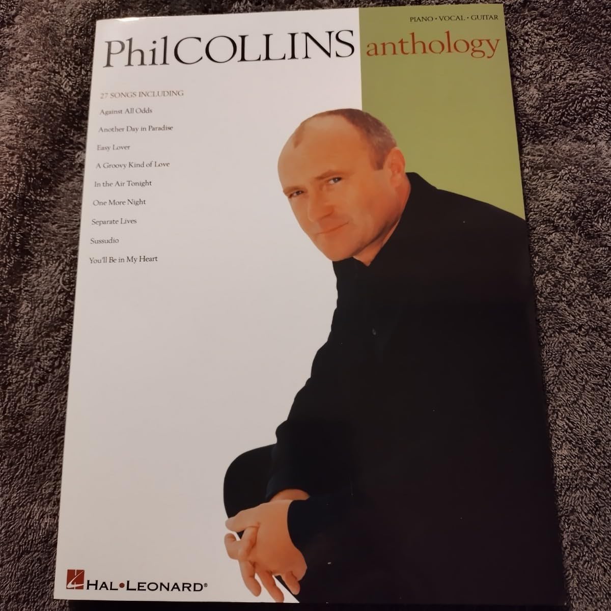 Phil Collins (Genesis) Sheet Music Piano Guitar Chords Vocals PVG 27 Songs Easy Lover Imported Sheet Music Waterproof Packaging