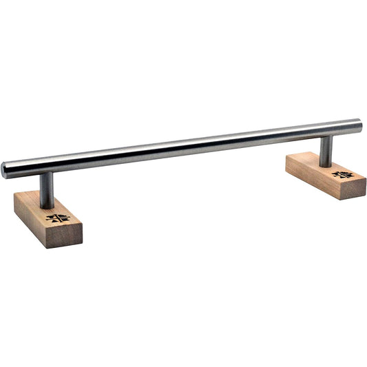 Teak Tuning Round Fingerboard Rails - Long Edition - Silver Colorway - 11.25" Length, 1.75" Height - Prolific Series