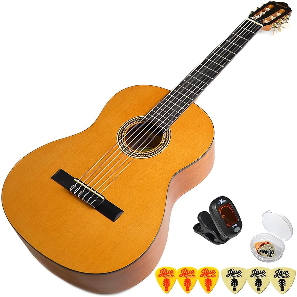 Classical Guitar Beginner Set Introductory 5 Piece Valencia VC204