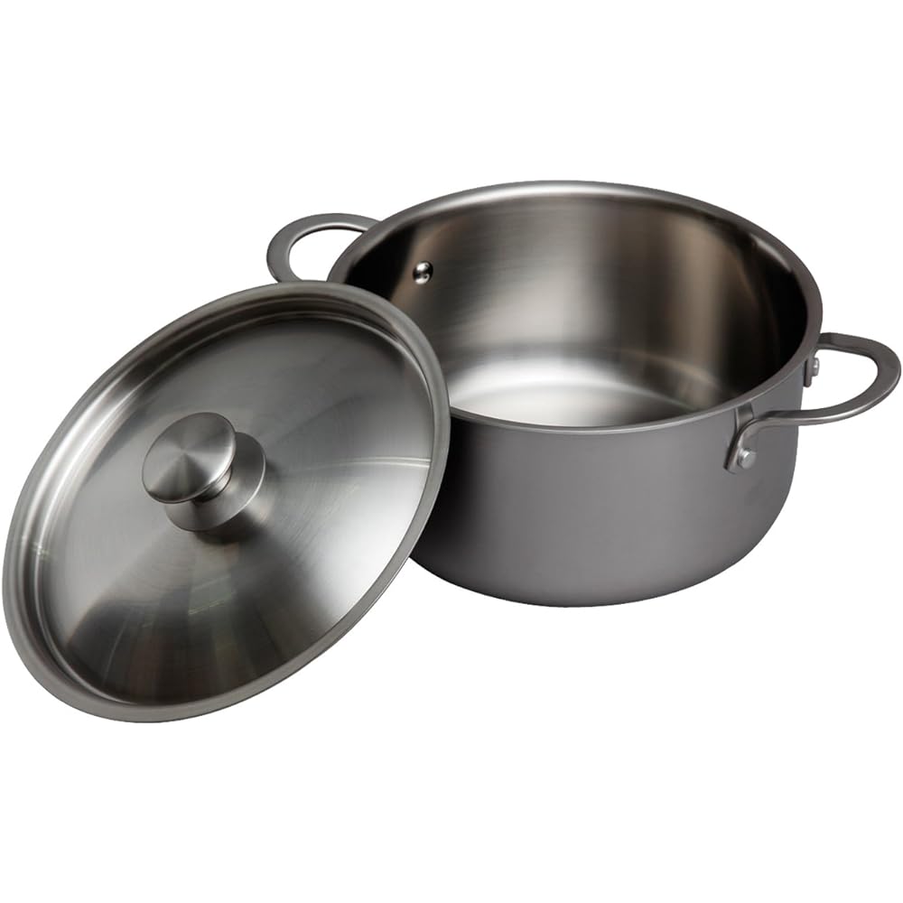 Iris Ohyama Water-free bread Two-handed pot 22cm Stainless steel SMP-S22