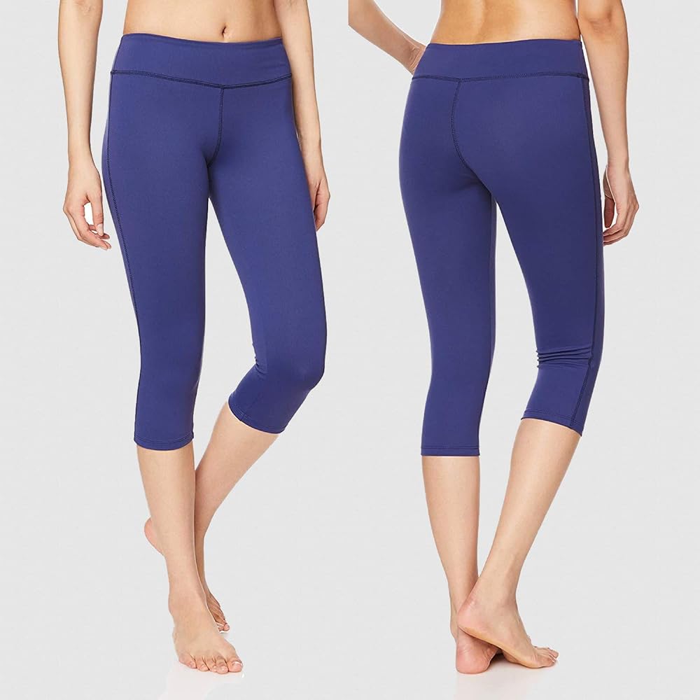 [Welkles] Yoga Wear, Yoga Pants, 3/4 Length, Yoga Leggings, Women's, Spats, Hot Yoga, Sports Tights, Stretch, High Waist WL-BB048