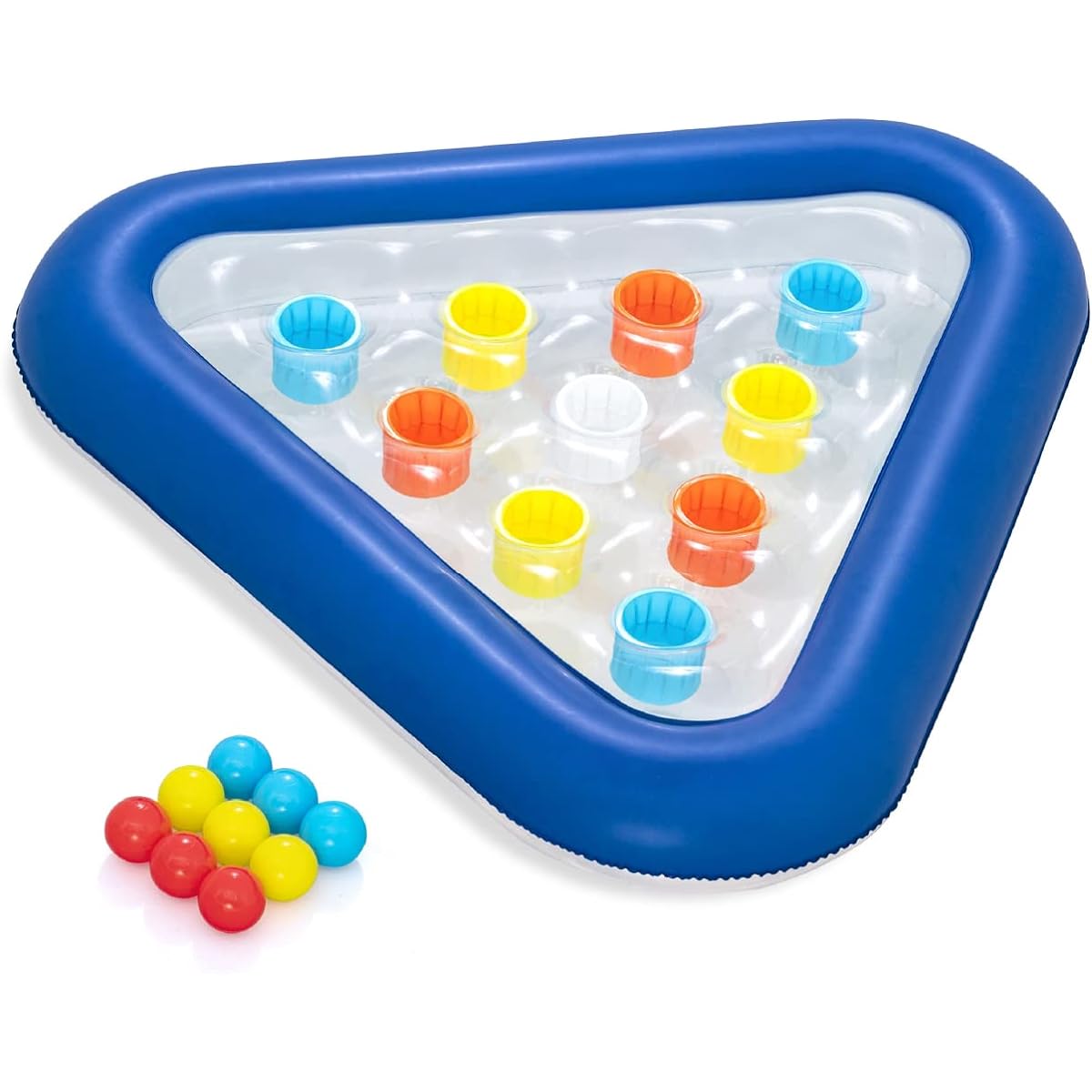 Bestway Inflatable Pool Ball Game | Family Swimming Pool Game Water Pong Ball Game for Kids and Adults Blue 105 x 79 cm