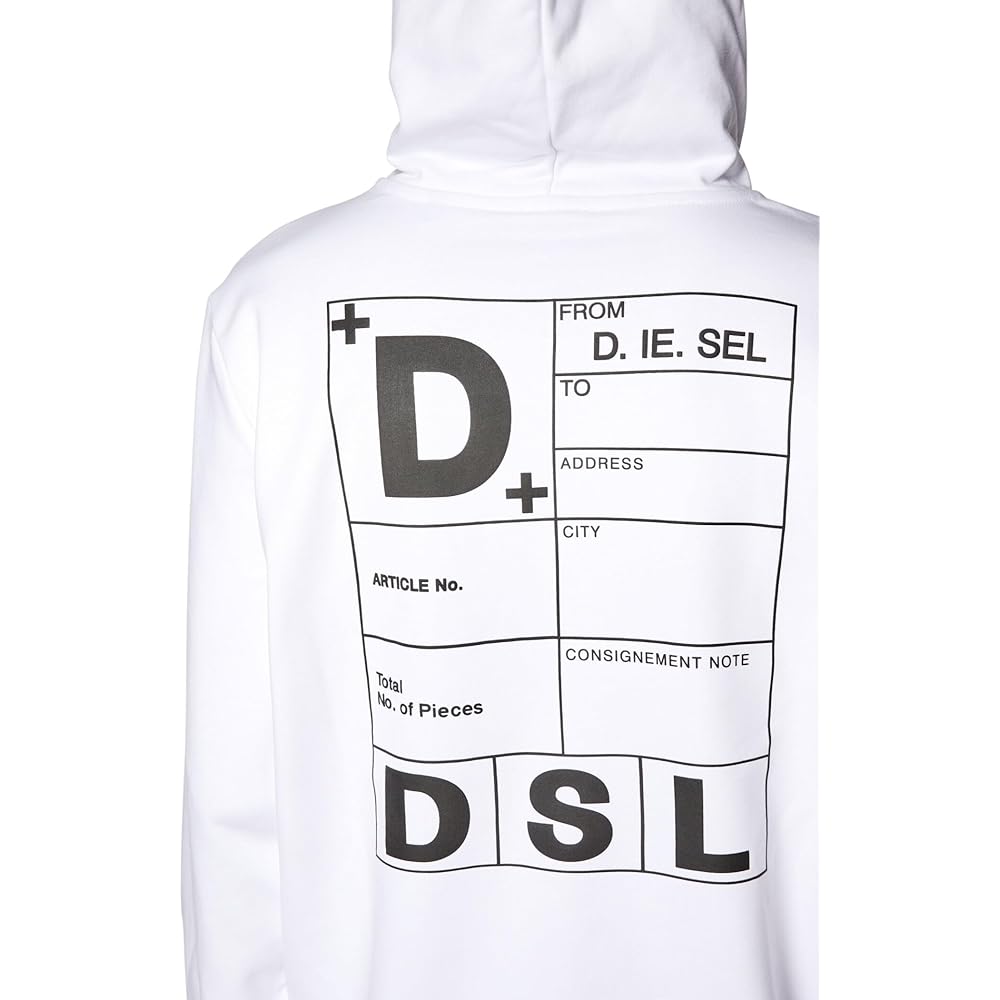[Diesel] Men's Sweatshirt Hoodie Print A115560HAYT