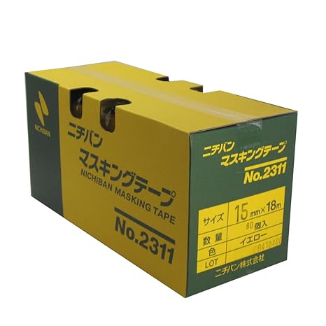 Nichiban No.2311 Masking tape (for vehicles) 15mm x 18M 80 rolls