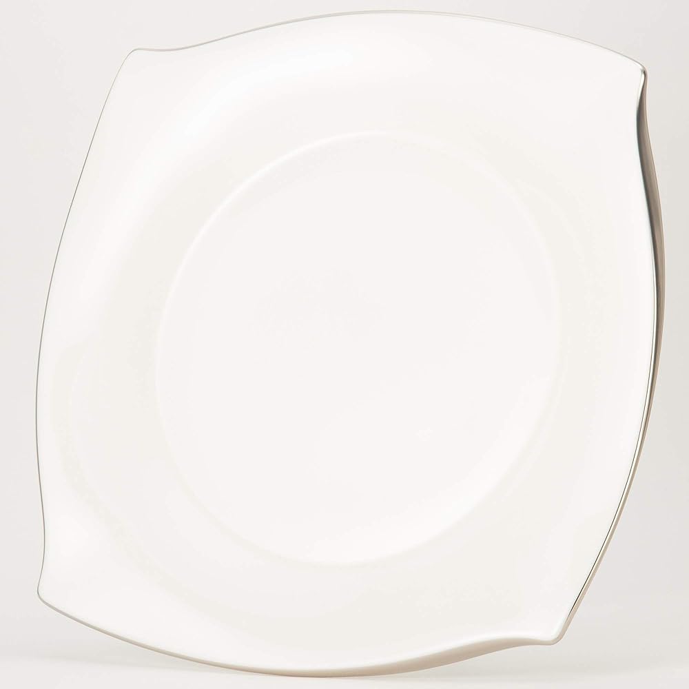 NARUMI Plate Forte Platinum 32cm Square Dinner 50554-5240
