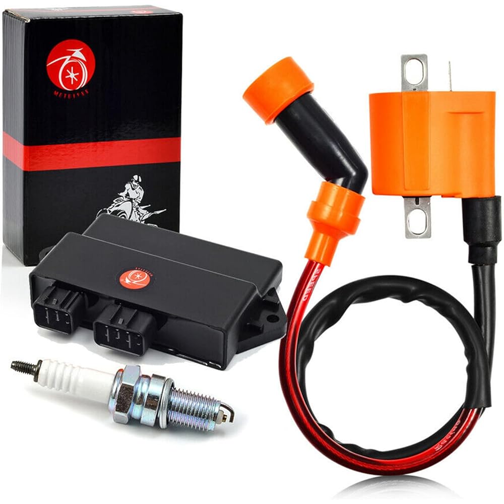 CDI Box & Ignition Coil Spark Plug for Yamaha Warrior 350 1997 1998 1999 2000 2001 348cc 3GD-85540-40-00