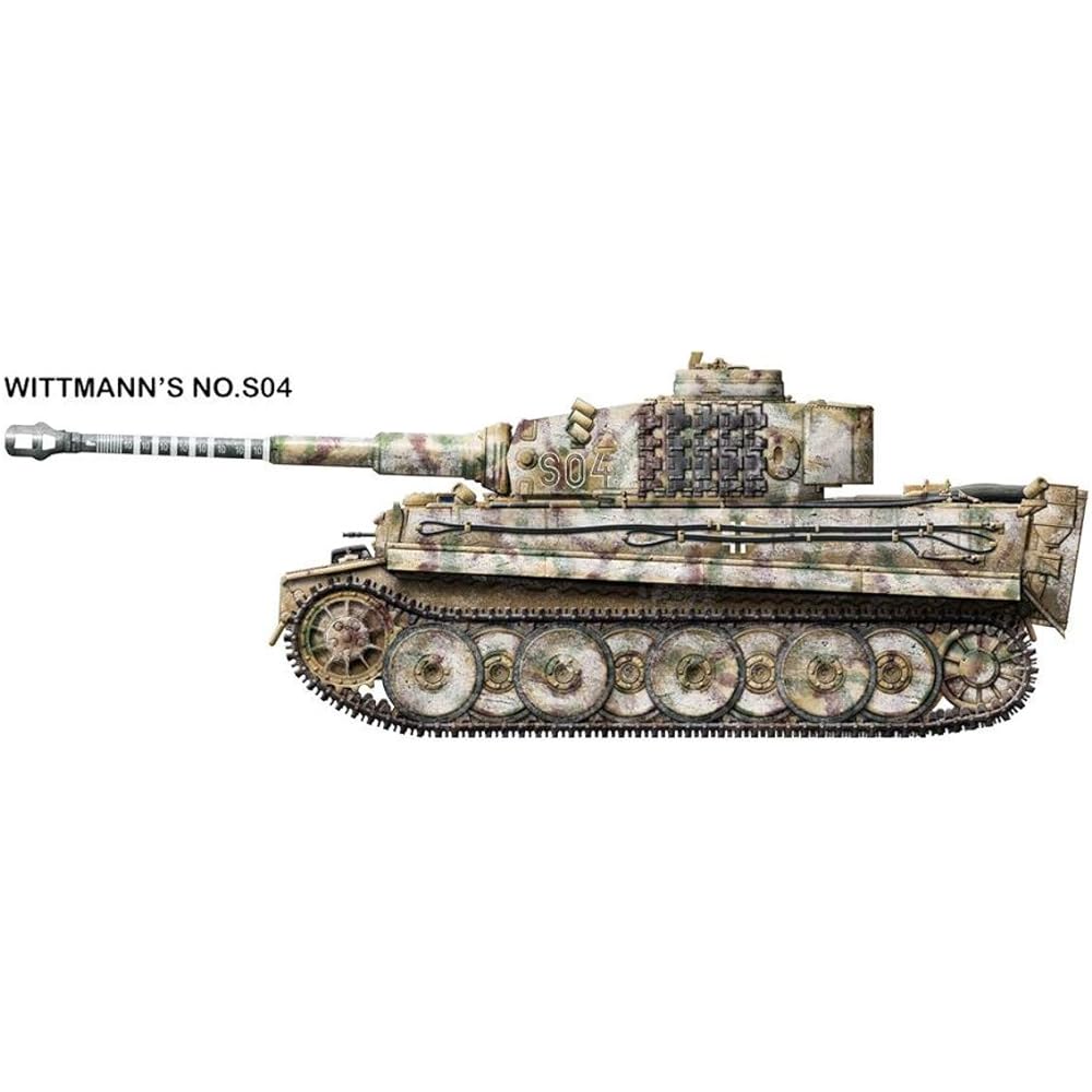 Ryfield Model 1/35 German Army Tiger 1 Heavy Tank Early Type "Wittmann Tiger" w/Full Interior & Clear Parts Plastic Model RFM5025