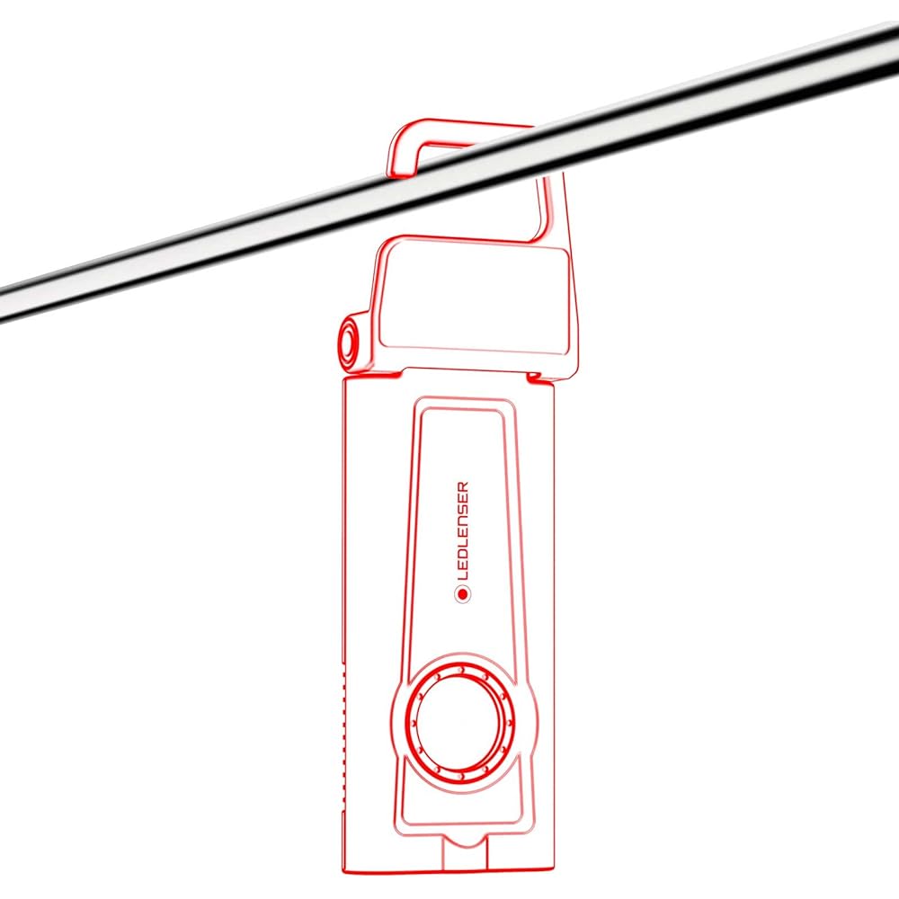 Ledlenser Work Light iF2R LED Work Light Small Floodlight Hook with Magnet 502170 [Genuine Japanese Product]
