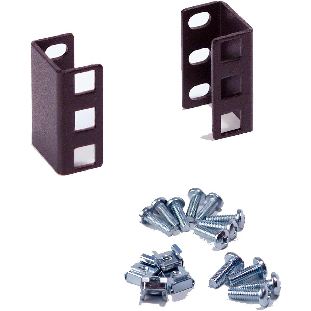 RCB1061-1U Rack Mount 1U Rack 1.1" Extender for 19" or 23" Width Rack Cabinet/Wall Cabinet (1 Pair)