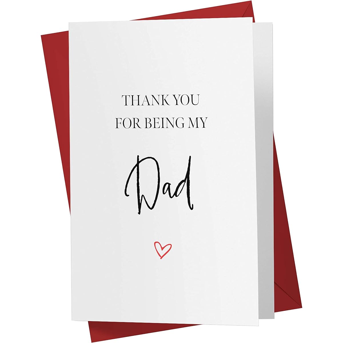 Sweet and Funny Birthday Cards for Dad Happy Birthday Card for Him Single Large 5.5 x 8.5 Greeting Cards Birthday Cards for Dad Happy Birthday Dad Card - Father's Birthday Card from Daughter - Birthday Card for Dad - Karto - Be Dad