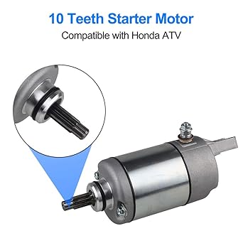 WATERWICH Starter Honda Foreman 500 450 400 TRX500FE FourTrax TRX400 TRX450 TRX500 1995-2011 31200-HM7-003 31200-HM7-A41 Replacement
