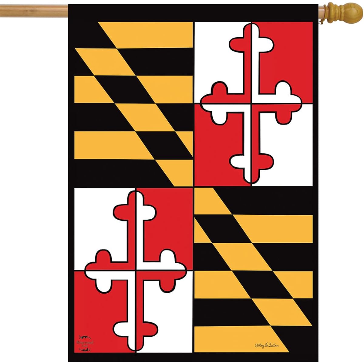 Briarwood Lane Maryland State House Flag 28" x 40"