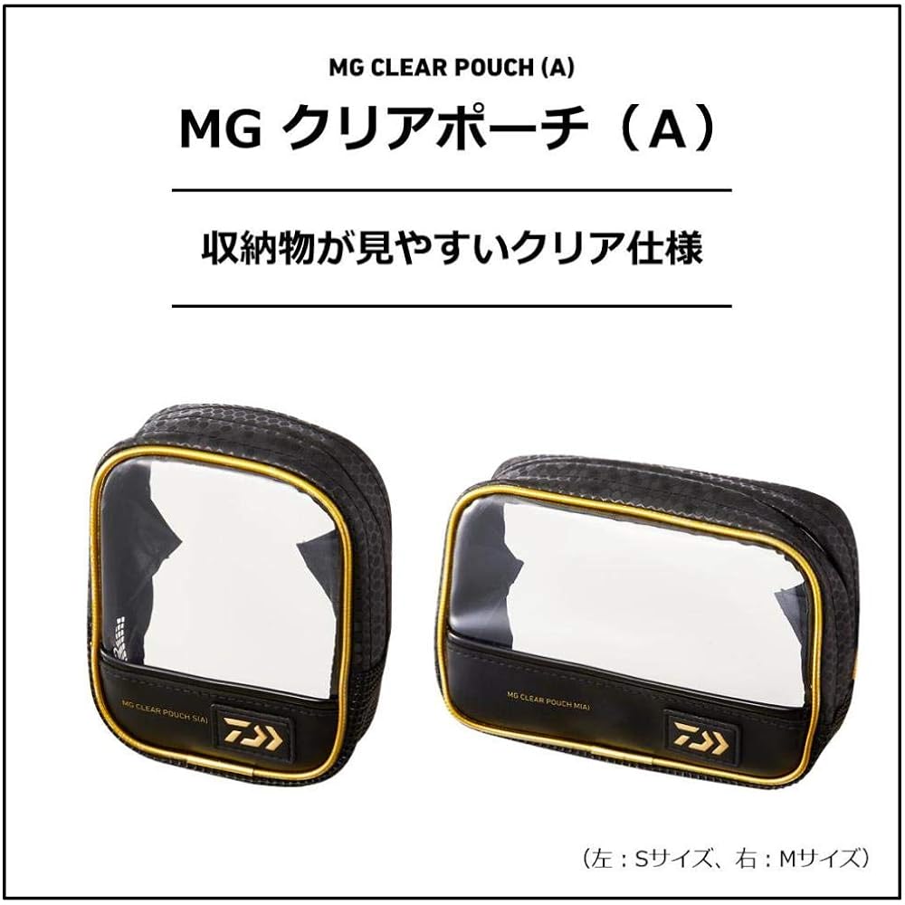 DAIWA MG Clear Pouch (A) S Black