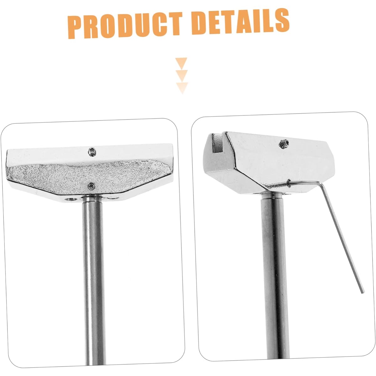 VICASKY 4pcs Fret Installation Kit Multi-Tool Fret Press Bass Fret Insert Bass Capo Bass Jig Cowl Insert Guitar Ukulele Installation Tool Metal Fret