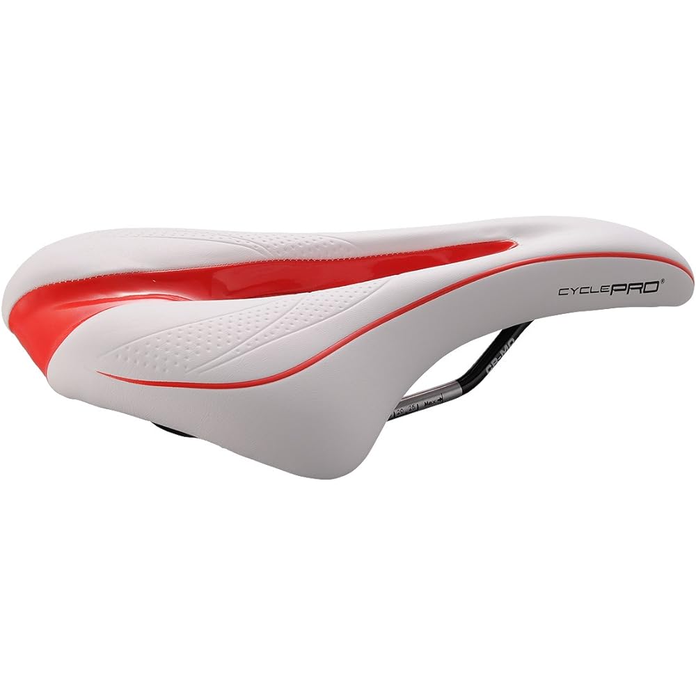 CYCLE PRO Bicycle Saddle Perforated Flow Comfort 298g Chromoly Rail Road Mountain MTB Cross Bike CP-SD3256