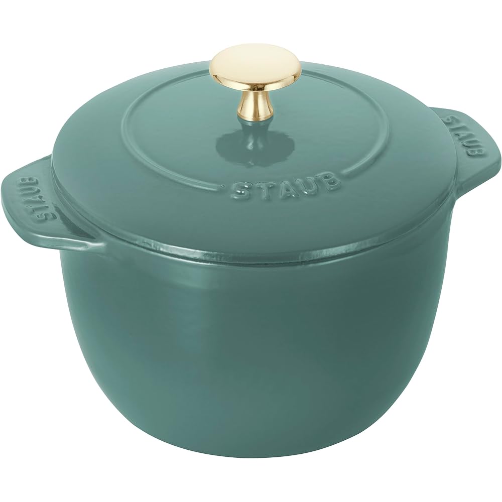 staub "Rectangular Dish (20 x 16 cm / 27 x 20 cm) 2 Piece Set Eucalyptus" Ceramic Set Gratin Dish Oven Microwave Safe [Authorized Japanese Product] Ceramic Eucalyptus color Dish Z1022-772