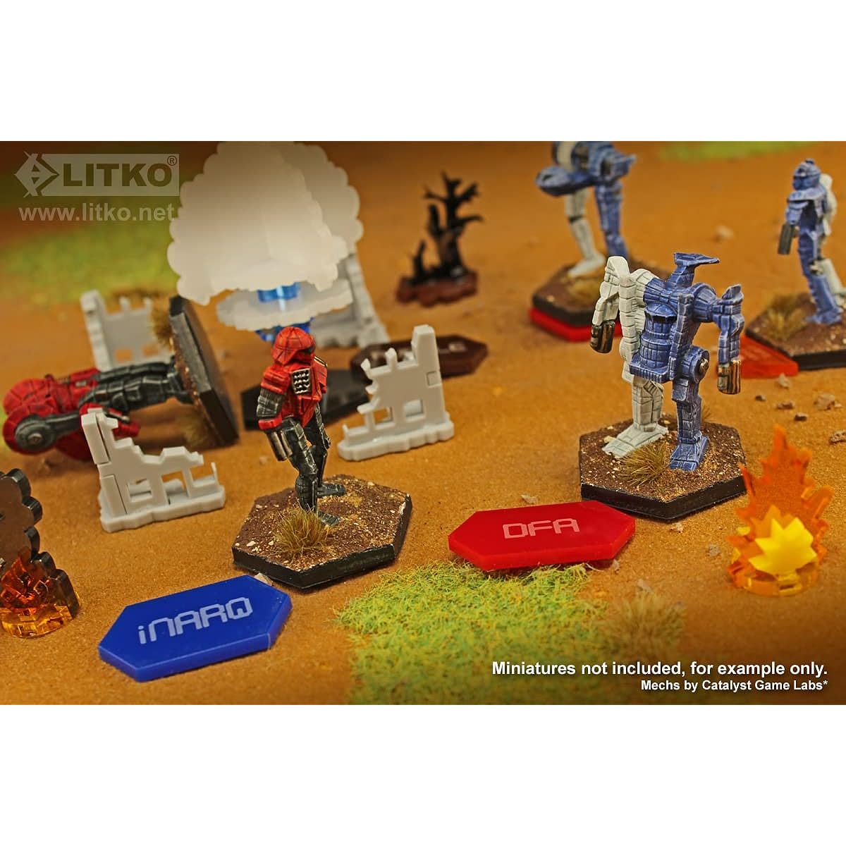Advanced Mecha Combat Token Set