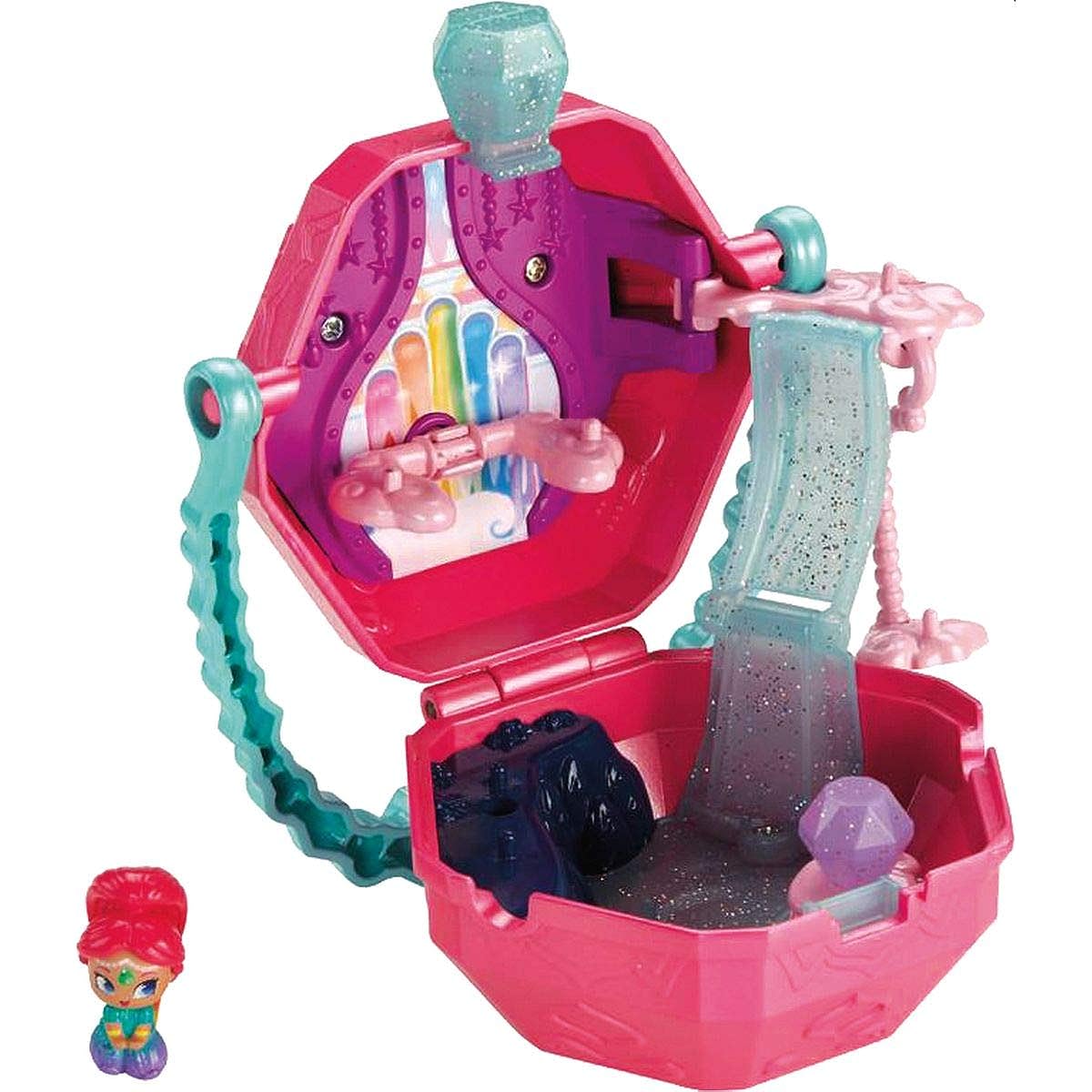 Fisher-Price Nickelodeon Shimmer & Shine Teenie Genies Rainbow The Lamai On-the-Go Playset