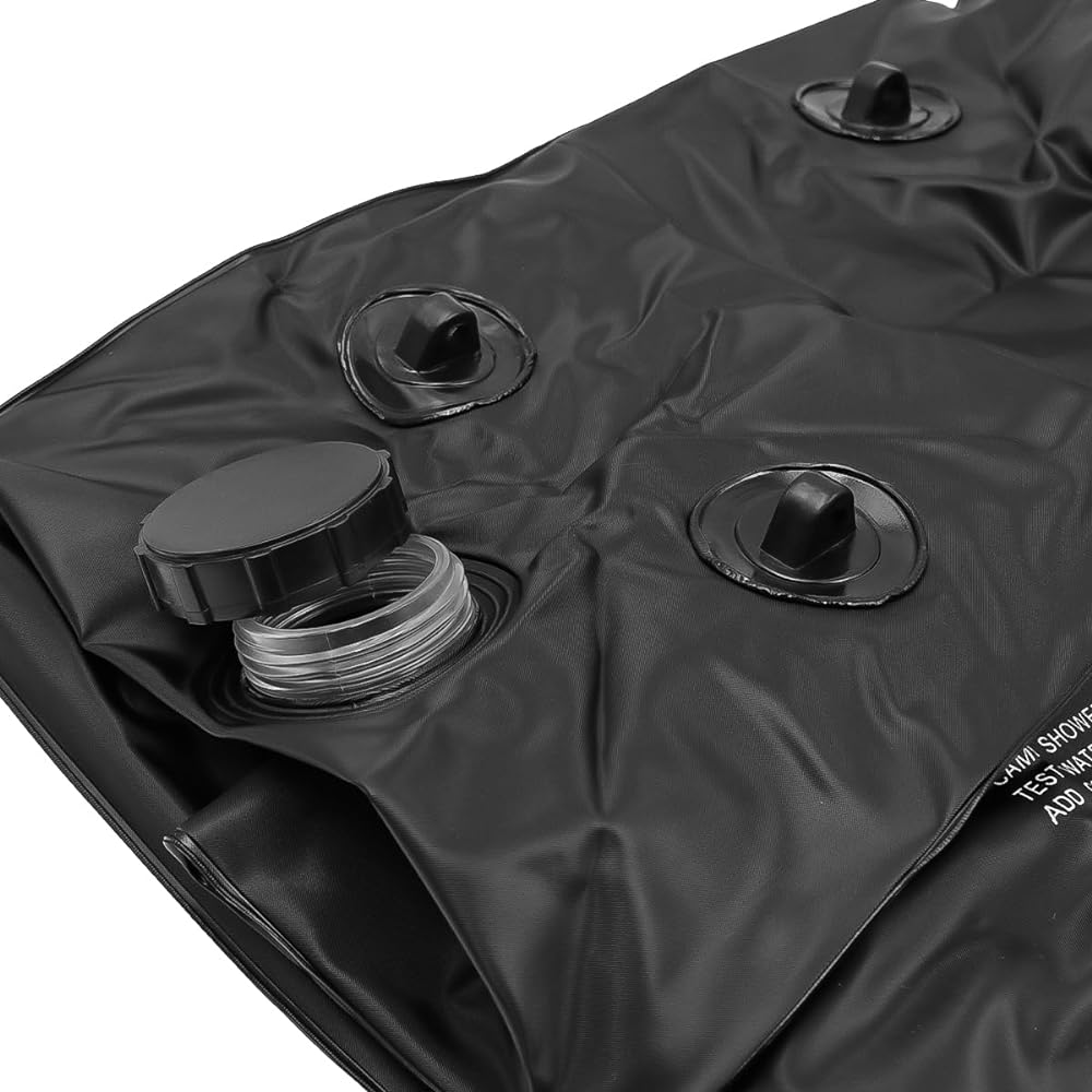 NUZAMAS 40L Foldable Solar Shower Bag Heated Water Bag Large Capacity Shower Bag Bath Bag for Outdoor Camping Travel Hiking