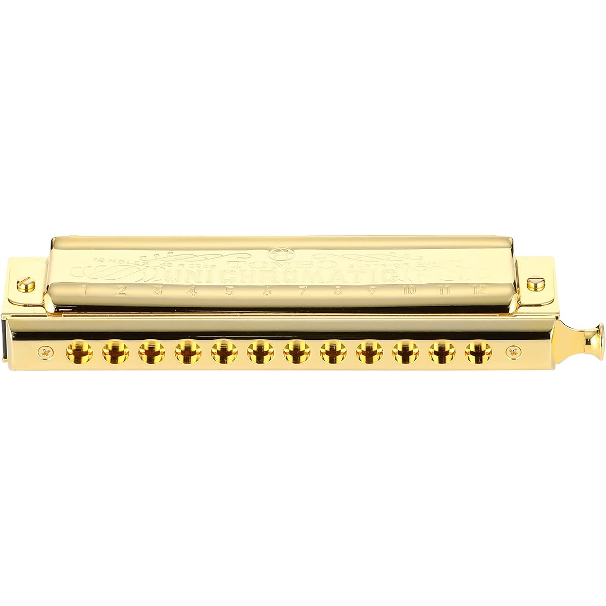 TOMBO Harmonica Unichromatic Gold 1248SG Slide oil for Unichromatic harmonica included