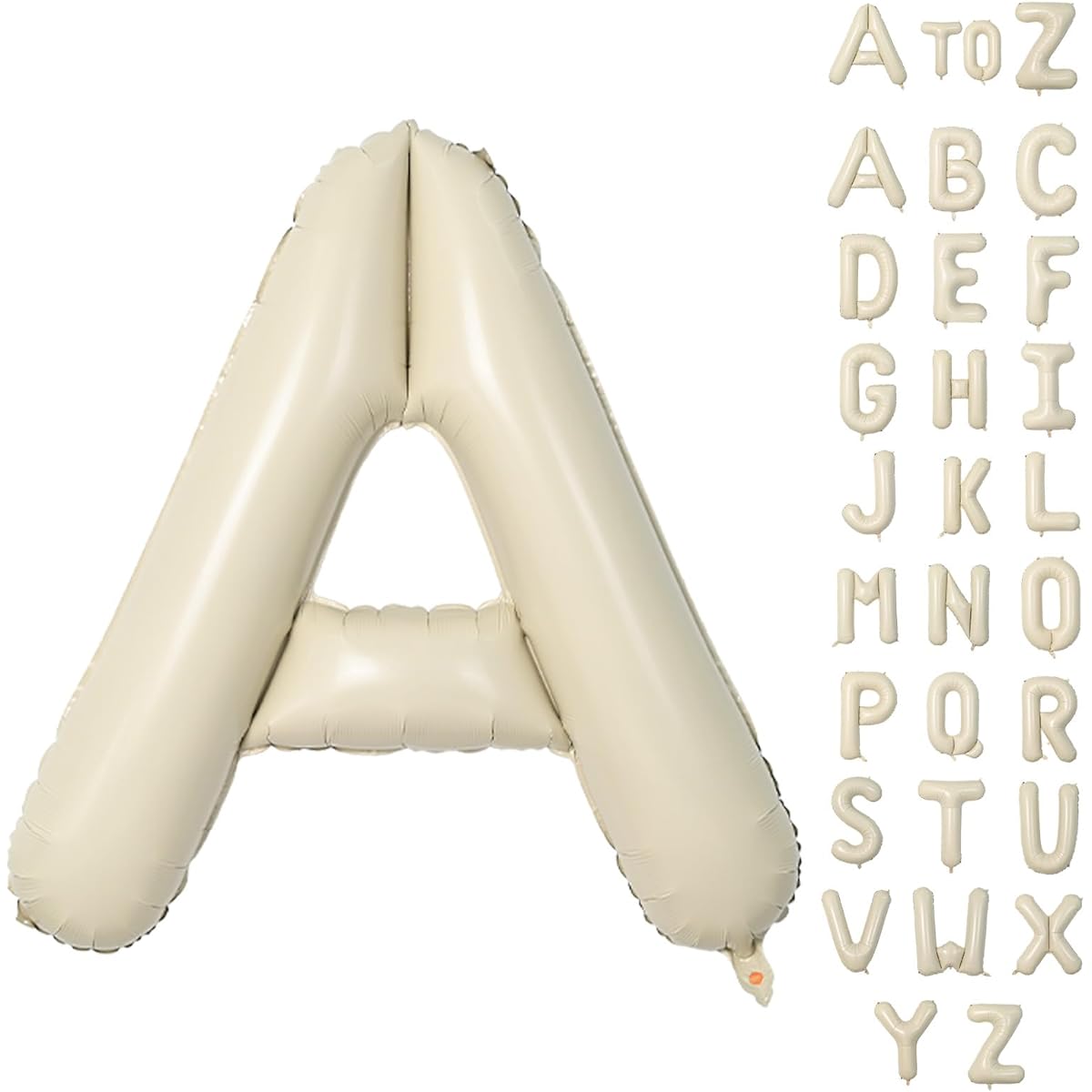 Number balloon balloon big cream number alphabet 23