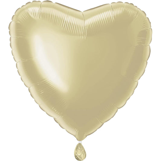 18" Foil Gold Heart Balloon