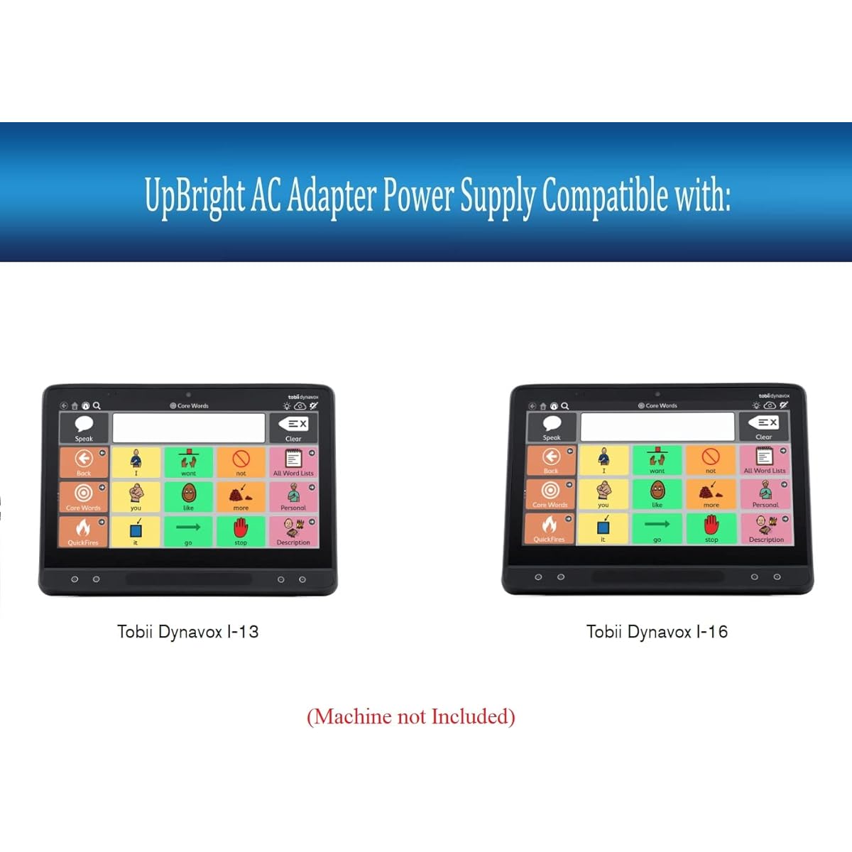 UpBright 19V AC/DC Adapter Tobii Dynavox I-13 I13 12007769 12006976 I-16 I16 12007770 Eye Tracker Eye Line Audio Generator Communicator FSP Group FSP065-DBCM1 Power Charger