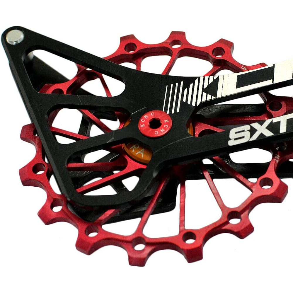 KCNC SXT MTB Cycling Bike Oversized Pulley Cage For Shimano M9000 and M8000, Red, KOT39-004, SK1961