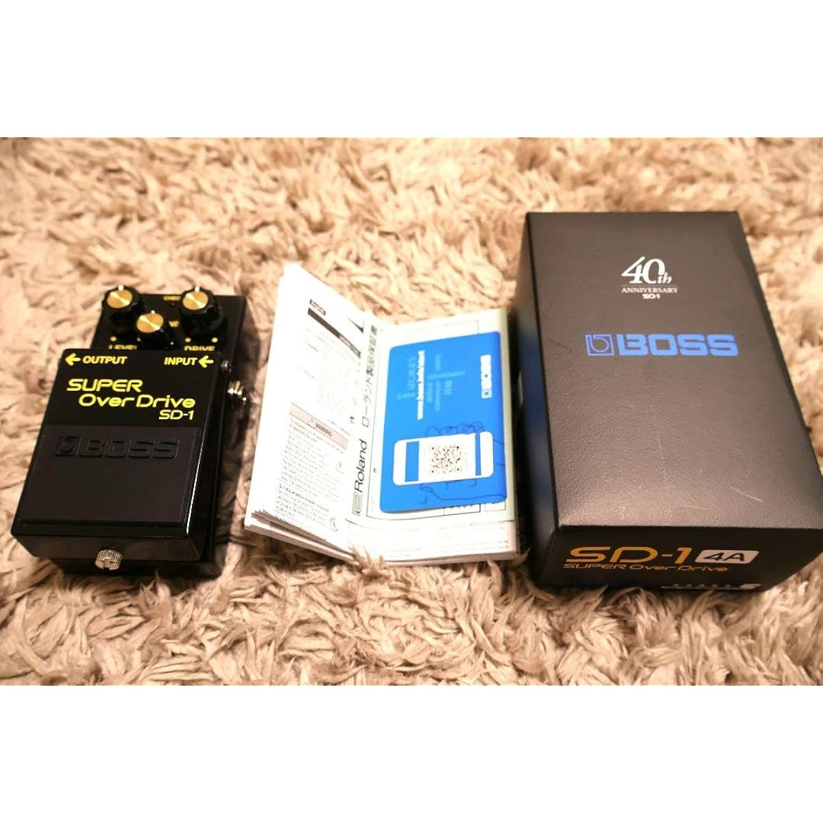BOSS SD1 40th anniversary Black