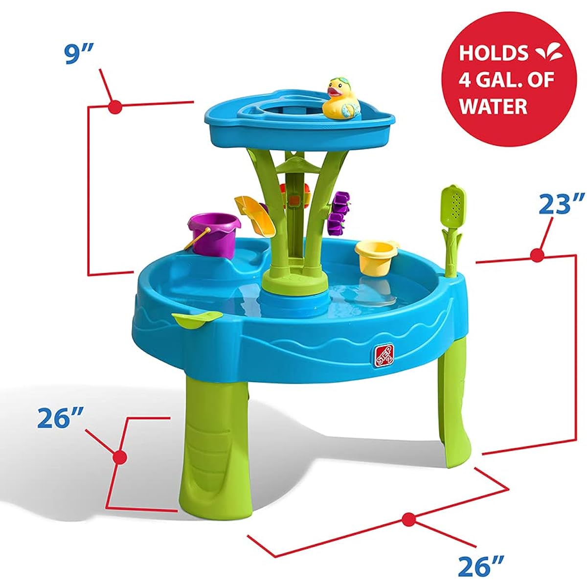 STEP2 Summer Showers Plush Tower Water Table Water Play STEP2 897400