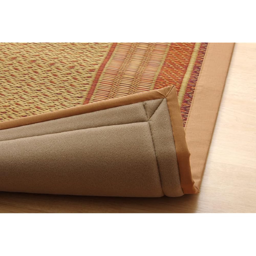 Ikehiko Entrance Mat Igusa F Rank Beige Approx. 60 x 120cm Back: Urethane Made in Japan #8817470