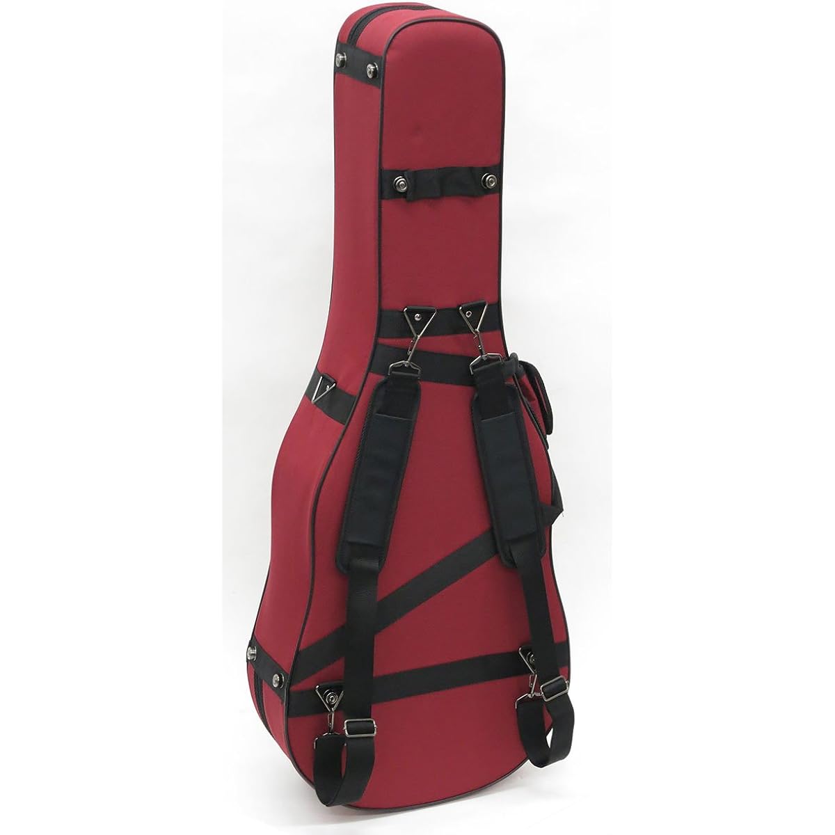 Classic guitar case lightweight semi-hard red