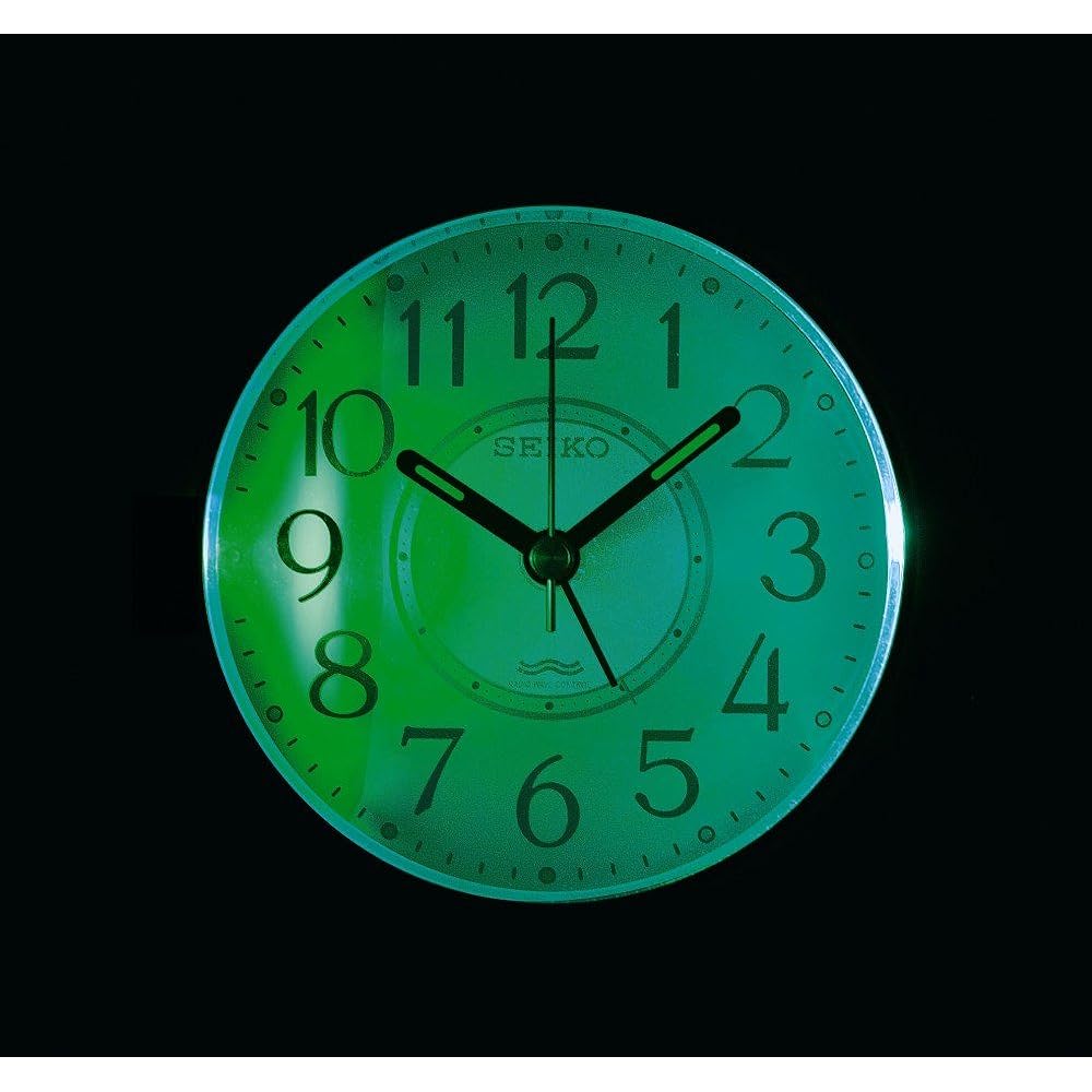 Seiko clock alarm clock automatic lighting radio wave analog visible even at night brown metallic KR331B SEIKO