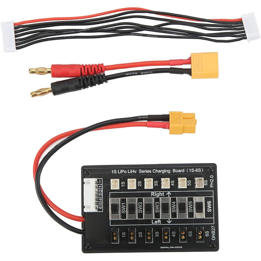 1S Battery Parallel Charging Board Battery Charger Module Lithium Battery Pack Series Charging Plate with XT60 Plug
