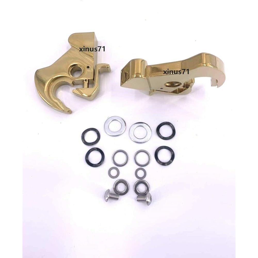MyLohas Quick Release Mount Locking Removable Latch Kit for Harley-Davidson Touring Sissy Bar and Luggage Rack 1984-2020 (Gold)