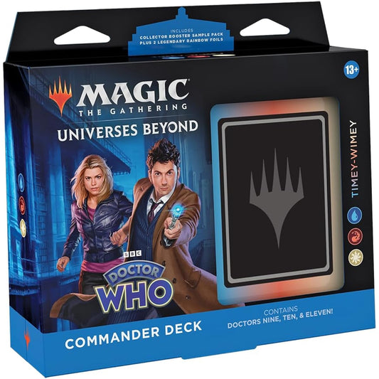 Wizards of the Coast Magic the Gathering Doctor Who Commander Deck Timey Wimey English MTG Trading Card Wizards of the Coast D23630000