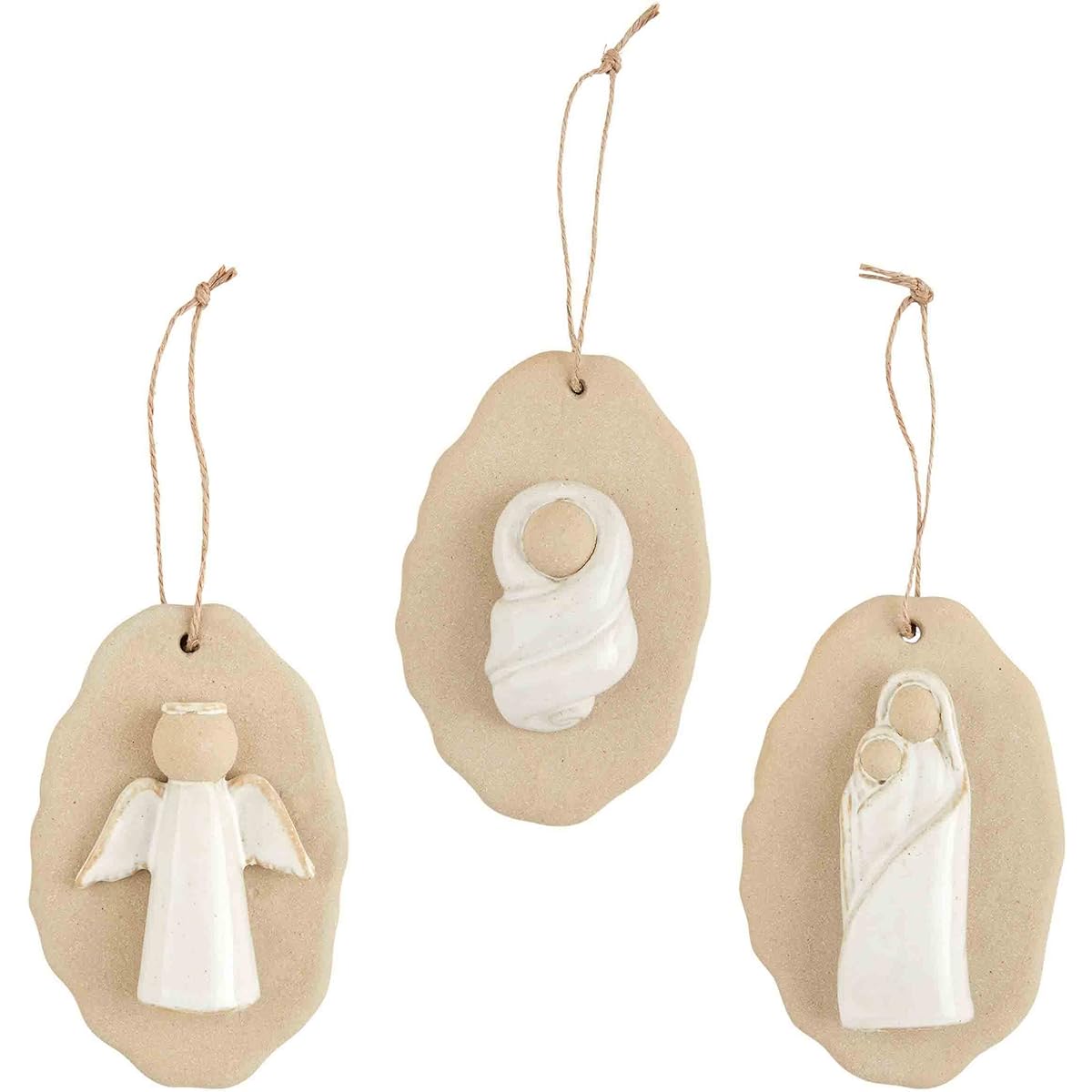 Mud Pie Nativity Christmas Ornament 5" x 3 1/4"