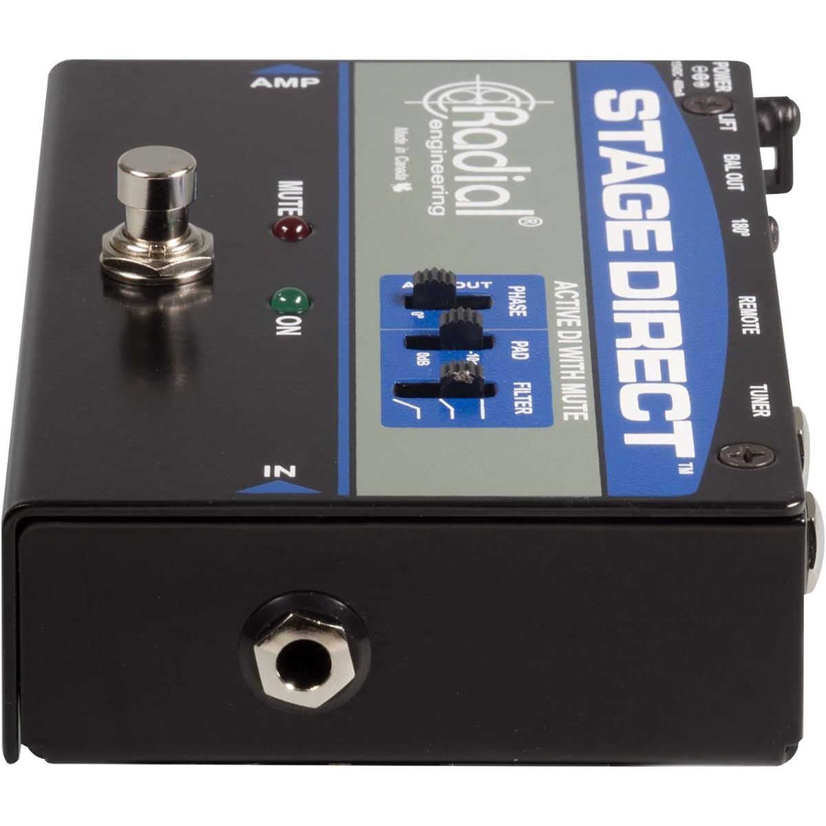 Radial Stage Direct Active DI Box with Mute Function [Official Import]