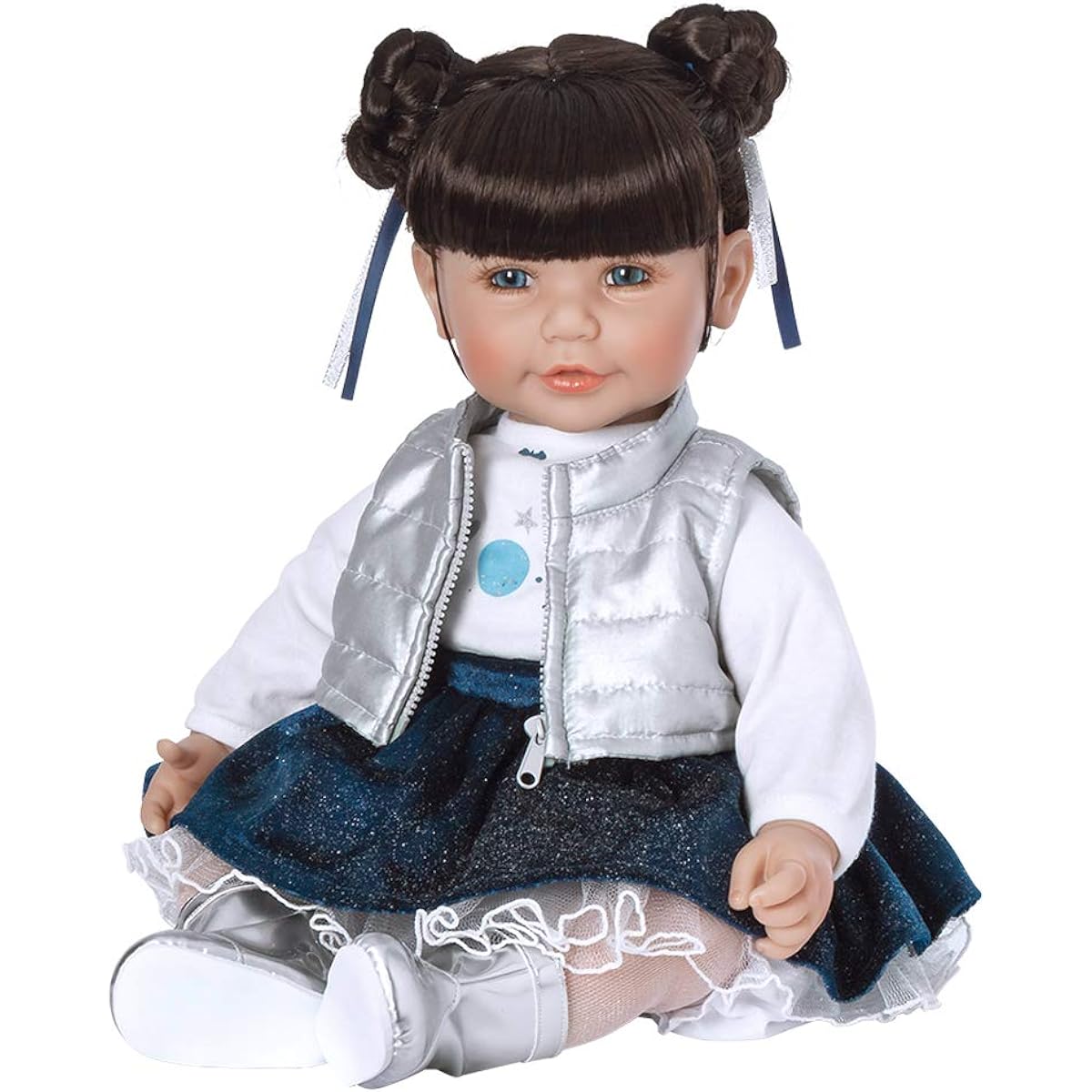 Adora Toddler Doll Space Girl Doll with Space Themed Outfit and Silver Fluffy Vest