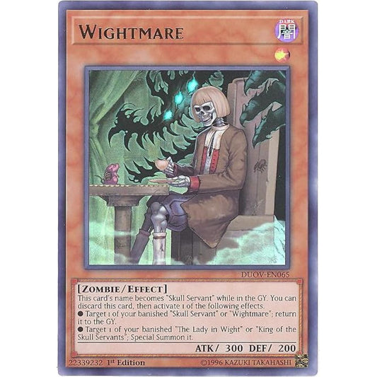 Wightmare DUOV-EN065 Ultra Rare 1st Edition