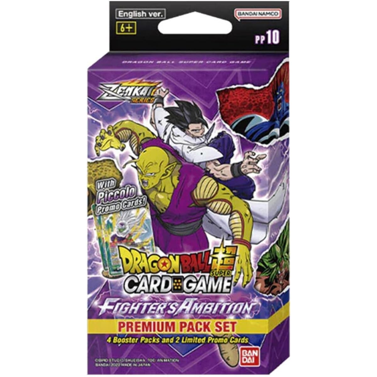 Dragon Ball Super TCG: ZENKAI Series 02 Fighter’S Ambition Premium Pack Set [PP10]