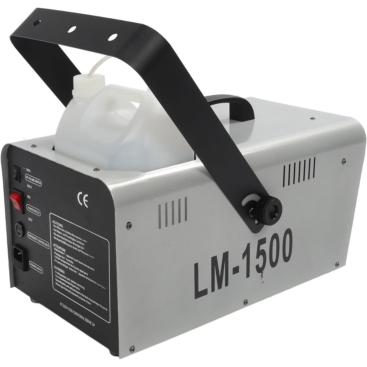 Snow Making Machine, Manual or Remote Control, 30㎡ Application Area, 5m Spray Distance, High Productivity, 1500W (US Plug 110V)